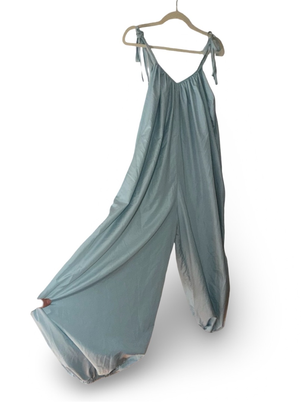 Tov‎ Los Angeles Light Blue Wide Leg Haram Jumpsuit, 38/S